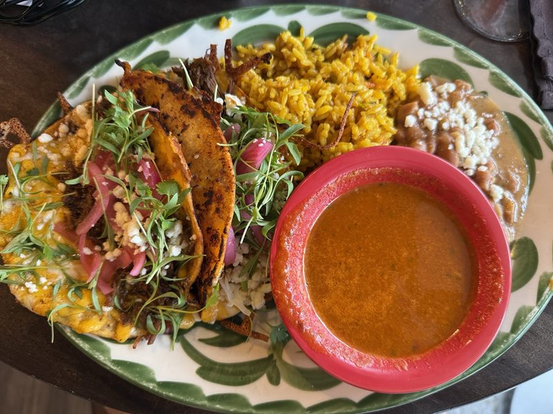 The Spotted Donkey Cantina food